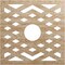 Ekena Millwork Chevron Wood Fretwork Pierced Ceiling Medallion, Red Oak, 28"OD x 7 1/4"ID x 1/4"T CMWP28X28X0250CHRO - alternate 1